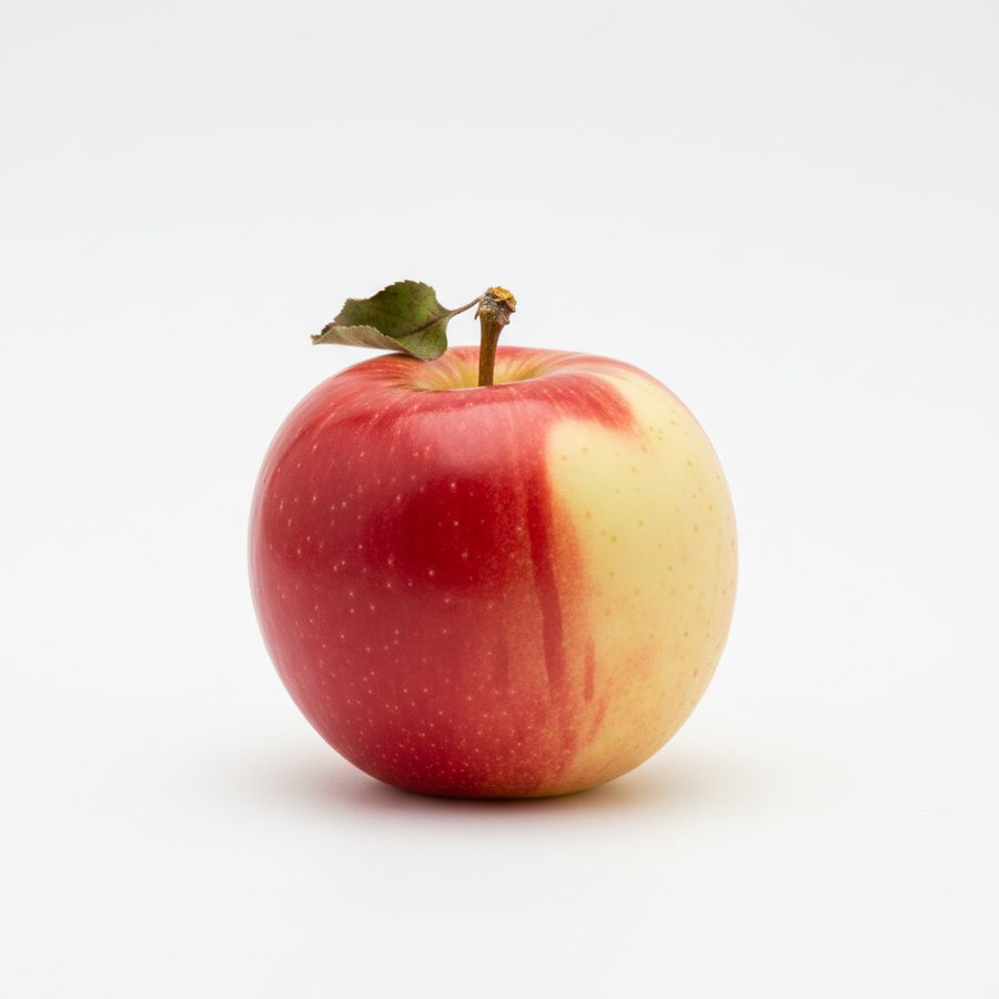 Grafted English Apple Red White